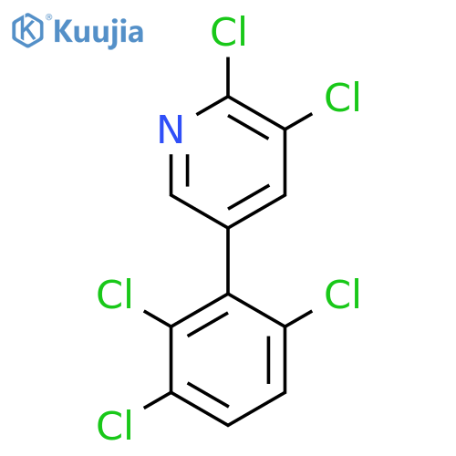 2,3-Dichloro-5-(2,3,6-trichlorophenyl)pyridine structure