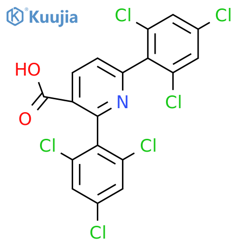 2,6-Bis(2,4,6-trichlorophenyl)nicotinic acid structure