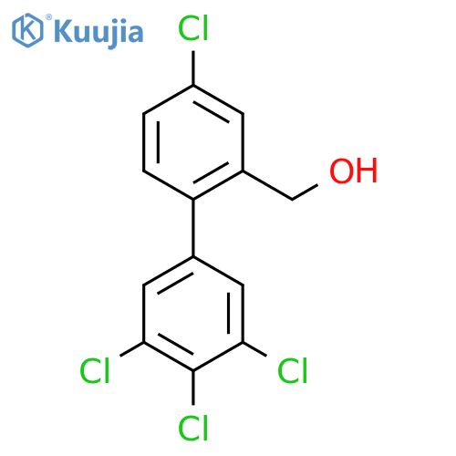 4,3',4',5'-Tetrachlorobiphenyl-2-methanol structure