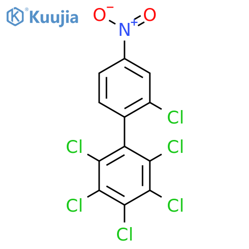 2'-Chloro-4'-nitro-2,3,4,5,6-pentachlorobiphenyl structure