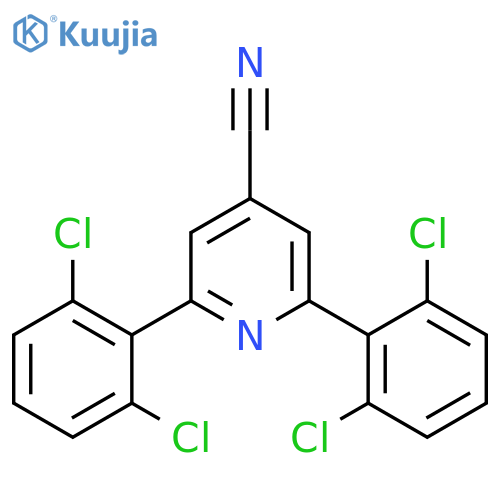 2,6-Bis(2,6-dichlorophenyl)isonicotinonitrile structure