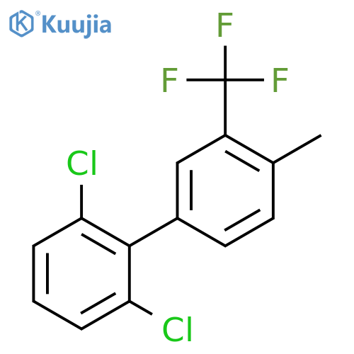 2,6-Dichloro-4'-methyl-3'-trifluoromethyl-biphenyl structure