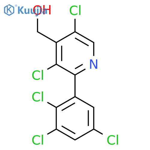 3,5-Dichloro-2-(2,3,5-trichlorophenyl)pyridine-4-methanol structure