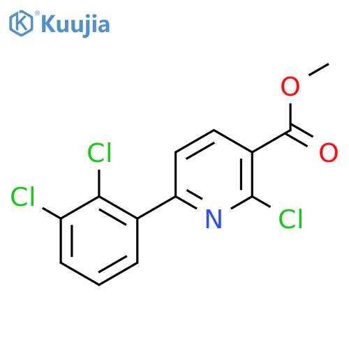 Methyl 2-chloro-6-(2,3-dichlorophenyl)nicotinate structure