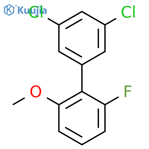 3,5-Dichloro-6'-fluoro-2'-methoxy-biphenyl structure