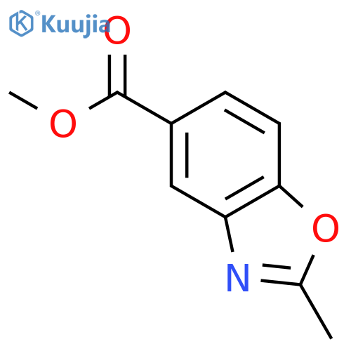 Methyl 2-Methyl-1,3-benzoxazole-5-carboxylate structure
