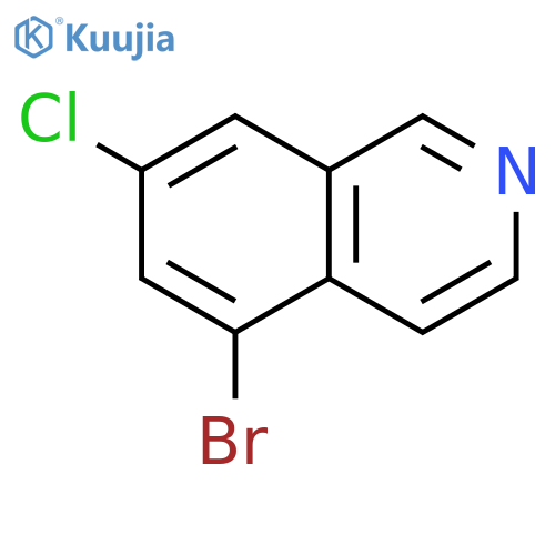 5-bromo-7-chloroisoquinoline structure