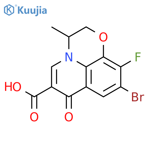 9-Bromo-10-fluoro Ofloxacin structure