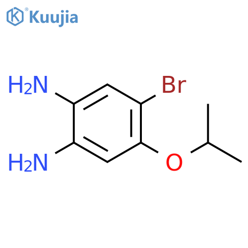 4-Bromo-5-isopropoxybenzene-1,2-diamine structure
