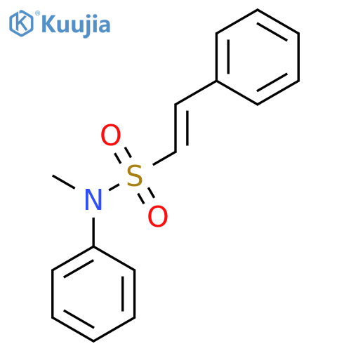 (E)-N-methyl-N,2-diphenylethenesulfonamide structure