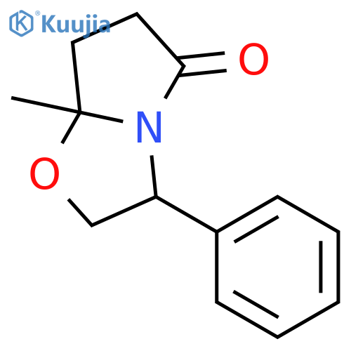 Pyrrolo[2,1-b]oxazol-5(6H)-one, tetrahydro-7a-methyl-3-phenyl-, (3R,7aS)- structure