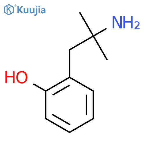 2-(2-Amino-2-methylpropyl)phenol structure