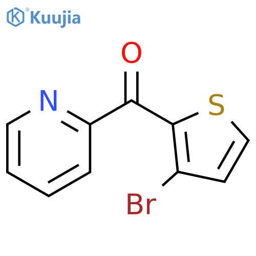 2-(3-bromothiophene-2-carbonyl)pyridine structure