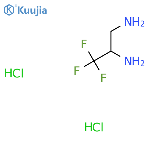 3,3,3-Trifluoropropane-1,2-diamine dihydrochloride structure