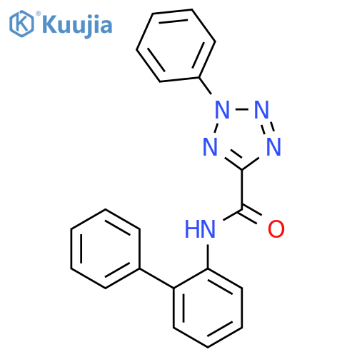 N-{1,1'-biphenyl-2-yl}-2-phenyl-2H-1,2,3,4-tetrazole-5-carboxamide structure