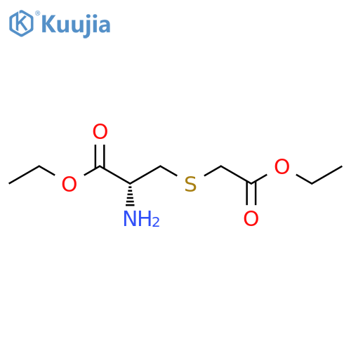 ethyl 2-amino-3-(2-ethoxy-2-oxoethyl)sulfanylpropanoate structure