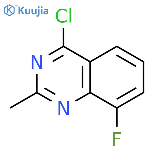4-Chloro-8-fluoro-2-methylquinazoline structure