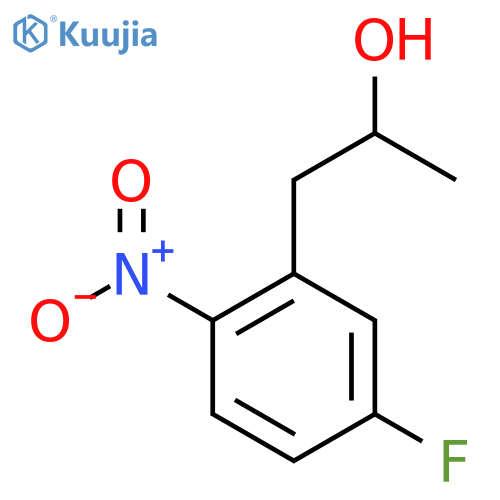 1-(5-fluoro-2-nitrophenyl)propan-2-ol structure