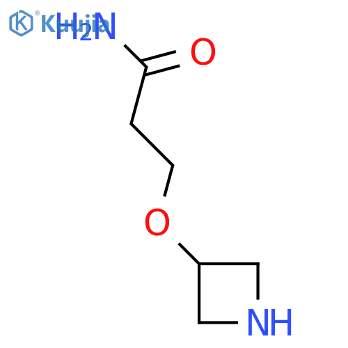 3-(Azetidin-3-yloxy)propanamide structure