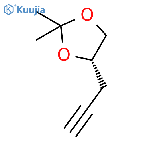 1,3-Dioxolane, 2,2-dimethyl-4-(2-propynyl)-, (S)- structure