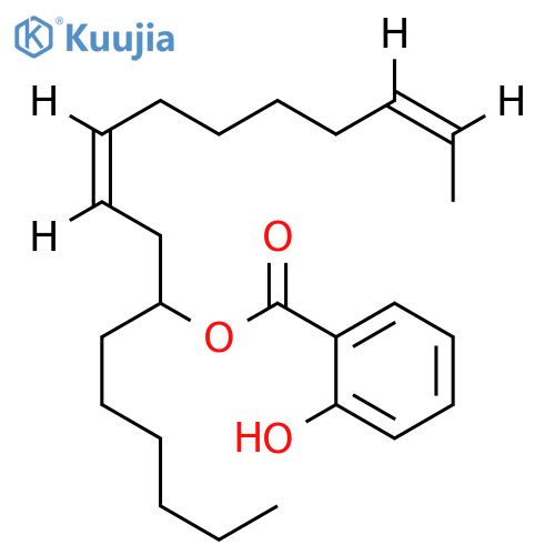 [(9Z,15E)-heptadeca-9,15-dien-7-yl] 2-hydroxybenzoate structure