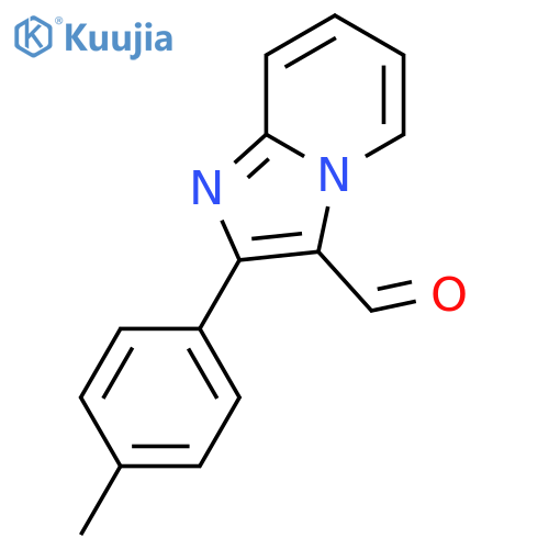 2-(4-METHYLPHENYL)IMIDAZO[1,2-A]PYRIDINE-3-CARBALDEHYDE structure