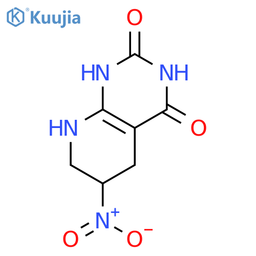 Pyrido[2,3-d]pyrimidine-2,4(1H,3H)-dione, 5,6,7,8-tetrahydro-6-nitro- structure