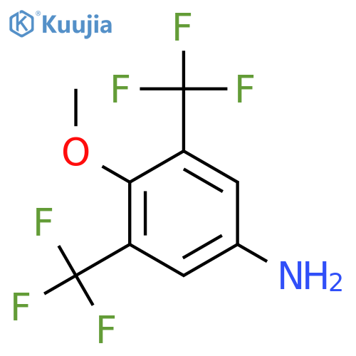 3,5-Bis(trifluoromethyl)-4-methoxyaniline structure