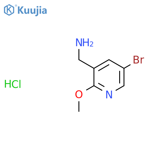(5-Bromo-2-methoxypyridin-3-yl)methanamine hydrochloride structure
