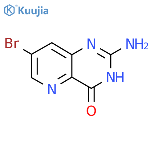 2-Amino-7-bromopyrido[3,2-d]pyrimidin-4-ol structure