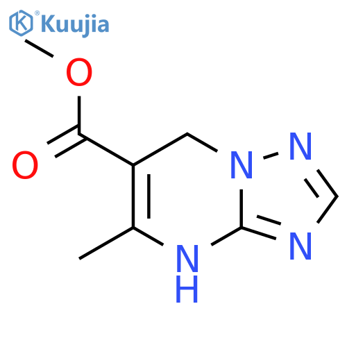 Methyl 5-methyl-4,7-dihydro[1,2,4]triazolo[1,5-a]pyrimidine-6-carboxylate structure