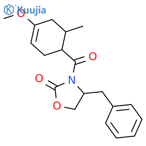 2-Oxazolidinone,3-[(4-methoxy-6-methyl-3-cyclohexen-1-yl)carbonyl]-4-(phenylmethyl)-, [1S-[1a(R*),6b]]- (9CI) structure