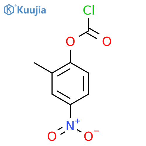 2-methyl-4-nitrophenyl chloroformate structure