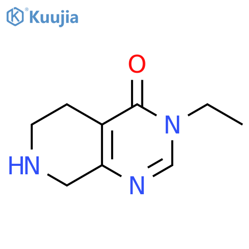 3-ethyl-3H,4H,5H,6H,7H,8H-pyrido3,4-dpyrimidin-4-one structure