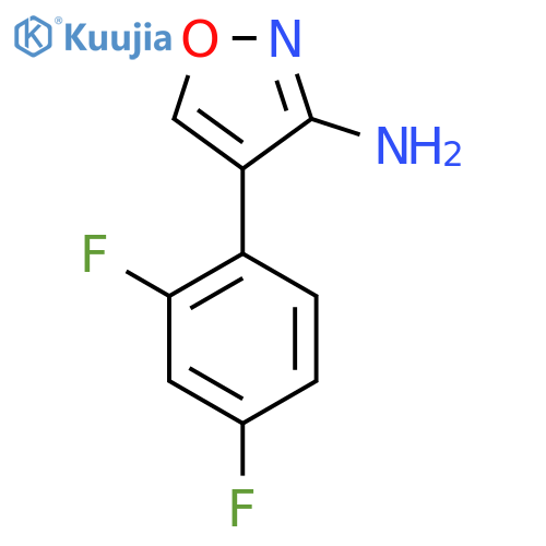 4-(2,4-Difluorophenyl)-1,2-oxazol-3-amine structure