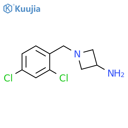 1-[(2,4-dichlorophenyl)methyl]azetidin-3-amine structure