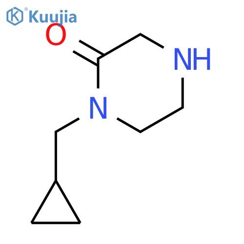 1-(cyclopropylmethyl)piperazin-2-one structure