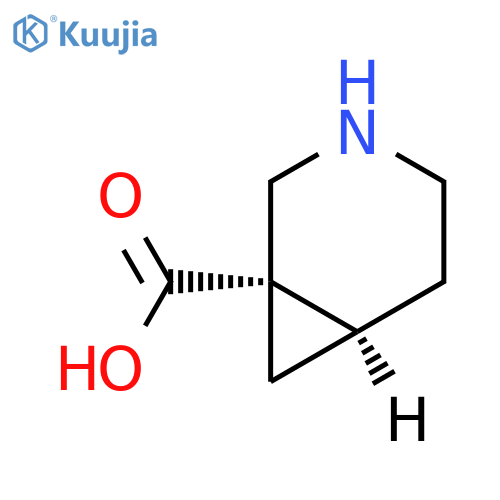 (1S,6R)-3-azabicyclo[4.1.0]heptane-1-carboxylic acid structure