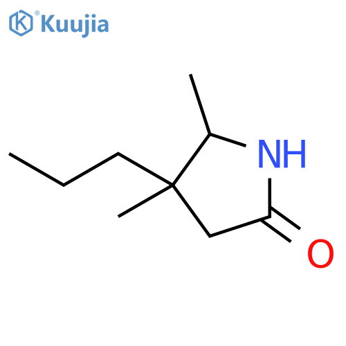 4,5-dimethyl-4-propylpyrrolidin-2-one structure
