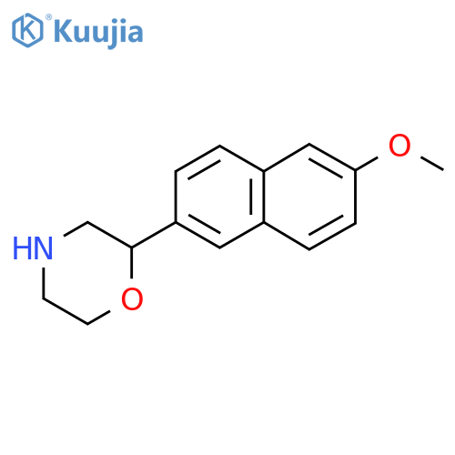 2-(6-methoxynaphthalen-2-yl)morpholine structure