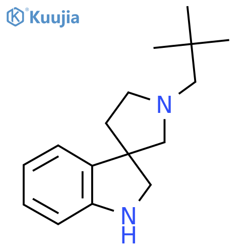1'-Neopentylspiro[indoline-3,3'-pyrrolidine] structure