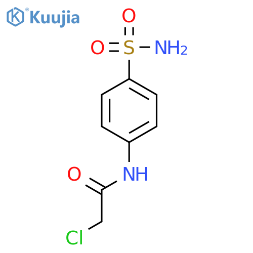 2-chloro-N-(4-sulfamoylphenyl)acetamide structure