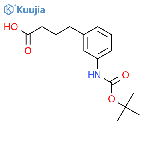 Boc-4-(3-aminophenyl)butanoic Acid structure