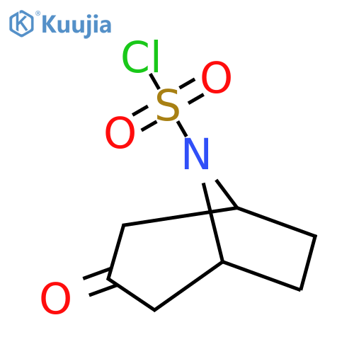 3-oxo-8-azabicyclo3.2.1octane-8-sulfonyl chloride structure