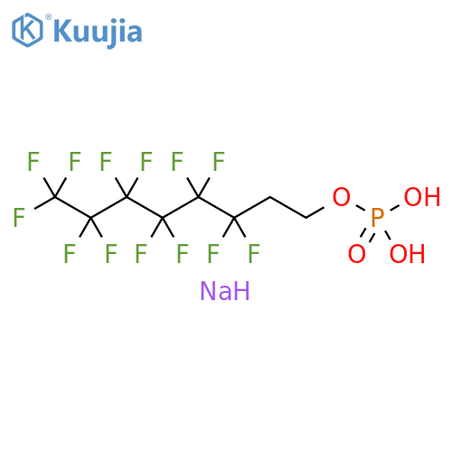 Sodium bis(1H,1H,2H,2H-Perfluorooctyl)phosphate structure