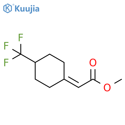 methyl 2-4-(trifluoromethyl)cyclohexylideneacetate structure