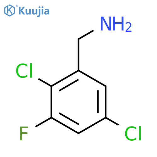 (2,5-Dichloro-3-fluorophenyl)methanamine structure