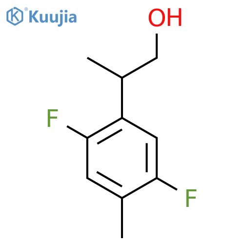 2-(2,5-Difluoro-4-methylphenyl)propan-1-ol structure
