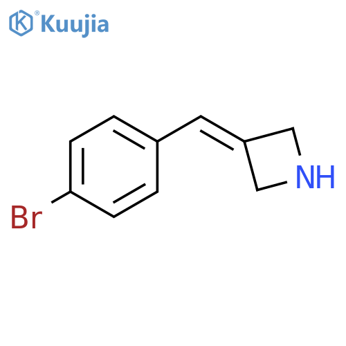 3-(4-bromophenyl)methylideneazetidine structure