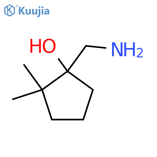 1-(Aminomethyl)-2,2-dimethylcyclopentan-1-ol structure